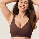 Women's Seamless Soft Knit Nursing Bra Cocoa Beige