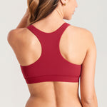 Women's Crossover Racerback Nursing Bra Wheat Beige