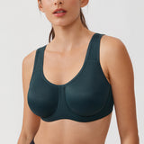 Women's High Impact Sports Bra Forest Dark Green @model_info:ES3