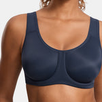 Women's High Impact Sports Bra True Navy 5 @model_info:ES3