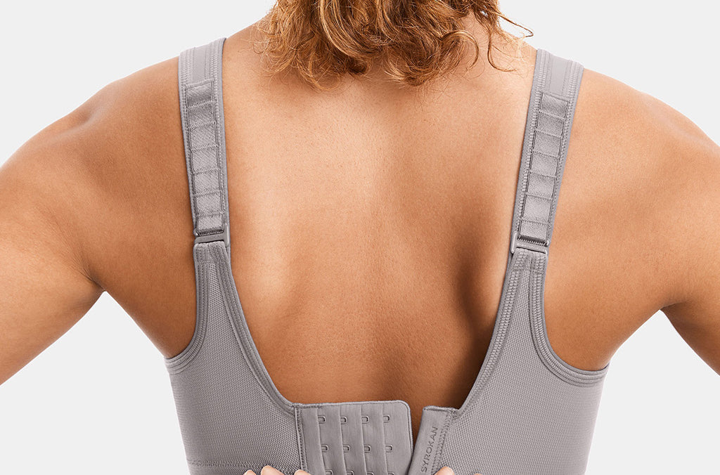 Women's High Impact Sports Bra Elephant Ash @model_info:ES2