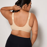 Women's High Impact Sports Bra Beige @model_info:A2