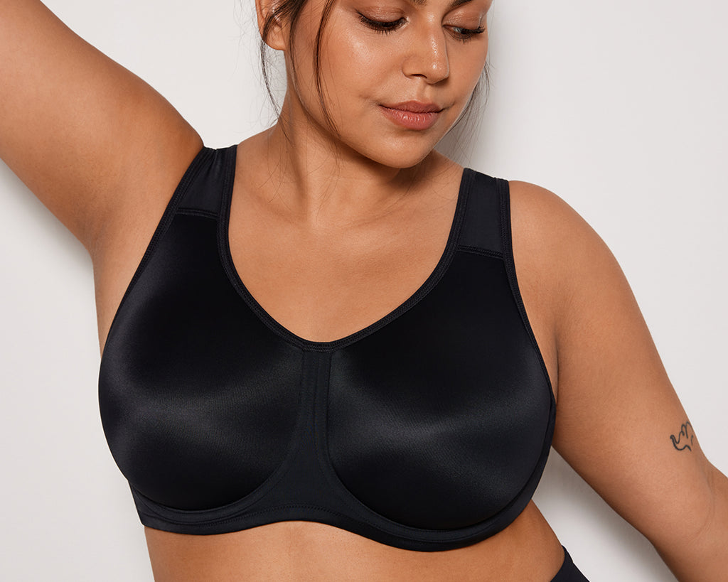 Women's High Impact Sports Bra Black @model_info:A3