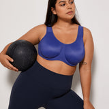 Women's High Impact Sports Bra Midnight Blue @model_info:Blue