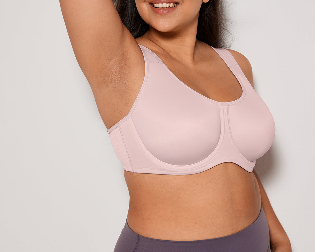 Women's High Impact Sports Bra Rosa Pink @model_info:Pink
