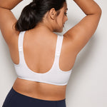 Women's High Impact Sports Bra White @model_info:A3