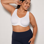 Women's High Impact Sports Bra White @model_info:A4