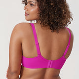 Women's Seamless Underwire Bra Rose Purple
