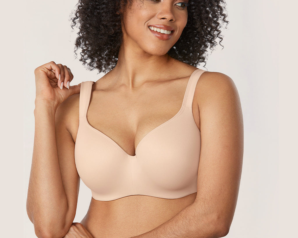 Women's Seamless Underwire Bra Beige