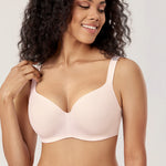 Women's Seamless Underwire Bra Rose White