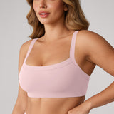 Women's Hugcurve Adjustable Square Workout Bra Rosa Pink
