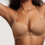 Women's T-shirt Racerback Bra Gravel Beige
