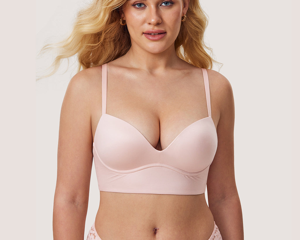 Women's T-shirt Push Up Bra Gentle Rose