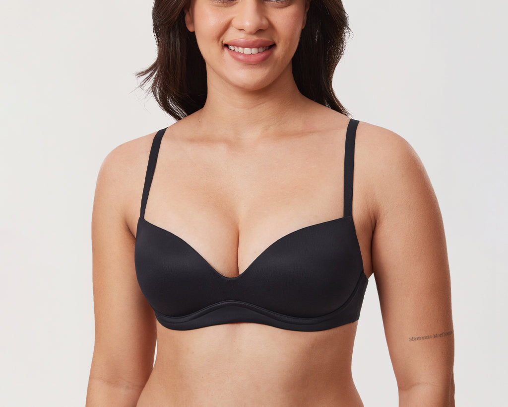 Women's Everyday Push Up Bra Black