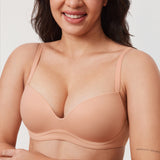 Women's Everyday Push Up Bra Blush Beige