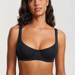 Women's Underwire Balconette Bra Black @model_info:ES1