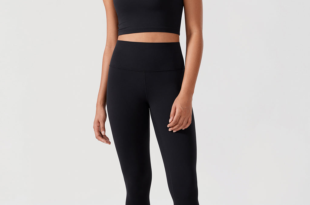CRZ YOGA Women's Square Neck Longline Sports Bra Legend Green