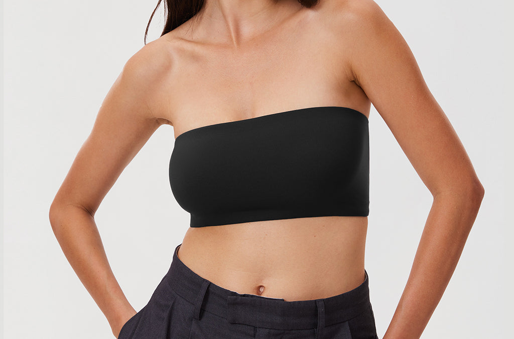 Women's Seamless Bandeau Bra Hazelnut