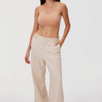 Women's Seamless Bandeau Bra Light Oatmeal