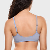 Women's Sheer Front Closure Bra Moonlight Blue