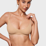 Women's Inbarely® Soft Plunge Bralette Warm Beige