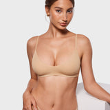 Women's Inbarely® Soft Plunge Bralette Warm Beige