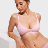 Women's Inbarely® Soft Plunge Bralette Sweet Pink