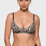 Women's Inbarely® Soft Plunge Bralette Desert Leopard