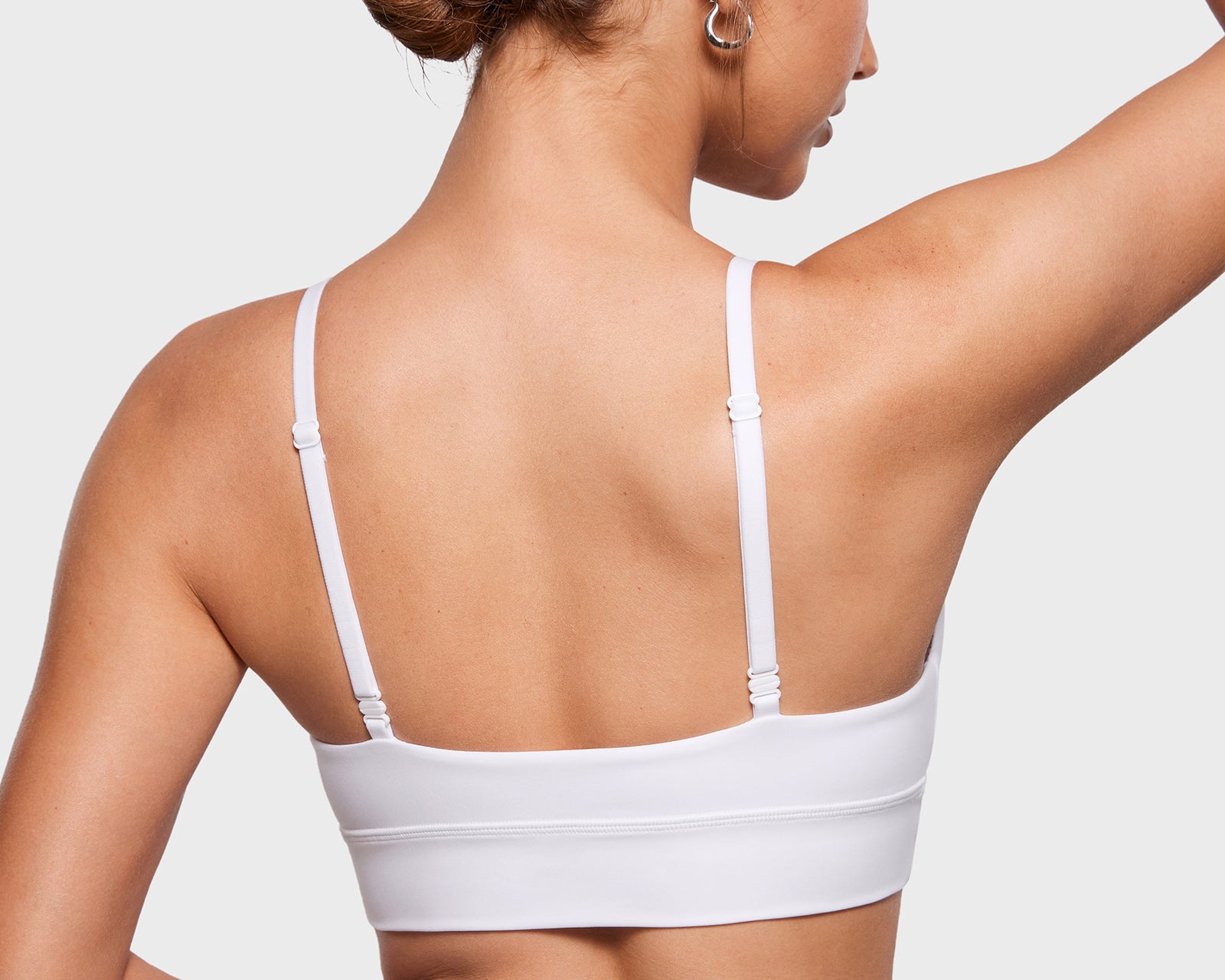 Women's Inbarely® Outwear Longline Triangle Bralette White