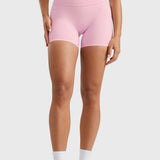INGIA Womens High Waist No Front Seam Scrunch Butt Biker Shorts 5'' V-Back Scrunch Booty Gym Workouts Royal