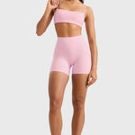 INGIA Womens High Waist No Front Seam Scrunch Butt Biker Shorts 5'' V-Back Scrunch Booty Gym Workouts Royal