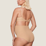 Women's High Waist Full Coverage Maternity Panties 2 Pack Warm Beige (2pack) @model_info:SHOPIFY4