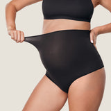 Women's High Waist Full Coverage Maternity Panties 2 Pack Black (2 Pack) @model_info:SHOPIFY3