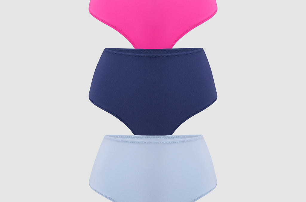 Women's Cozy High Waisted Thongs 3 Pack Chic 5 (3pack)