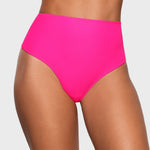 Women's Cozy High Waisted Thongs 3 Pack Chic 5 (3pack)