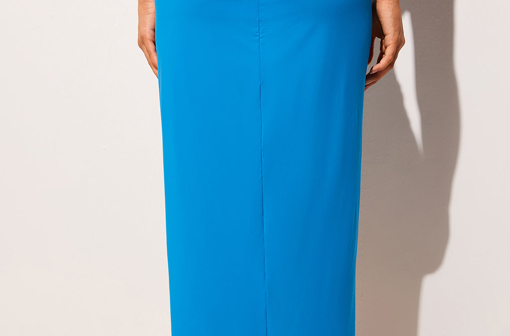 Women's Sexy Beach Cover Up Skirt Madagascar Blue @model_info:ES3