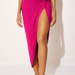 Women's Sexy Beach Cover Up Skirt Granita Pink @model_info:ES1