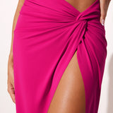 Women's Sexy Beach Cover Up Skirt Granita Pink @model_info:ES4