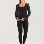 Women's Natrelax® Sleeveless Maternity Jumpsuit Mysterious Grey