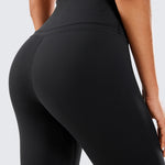 Women's Double Waistseam Leggings 25" Red Merlot