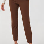 Women's Stretch Drawstring 7/8 Pants with Pockets 27'' Black