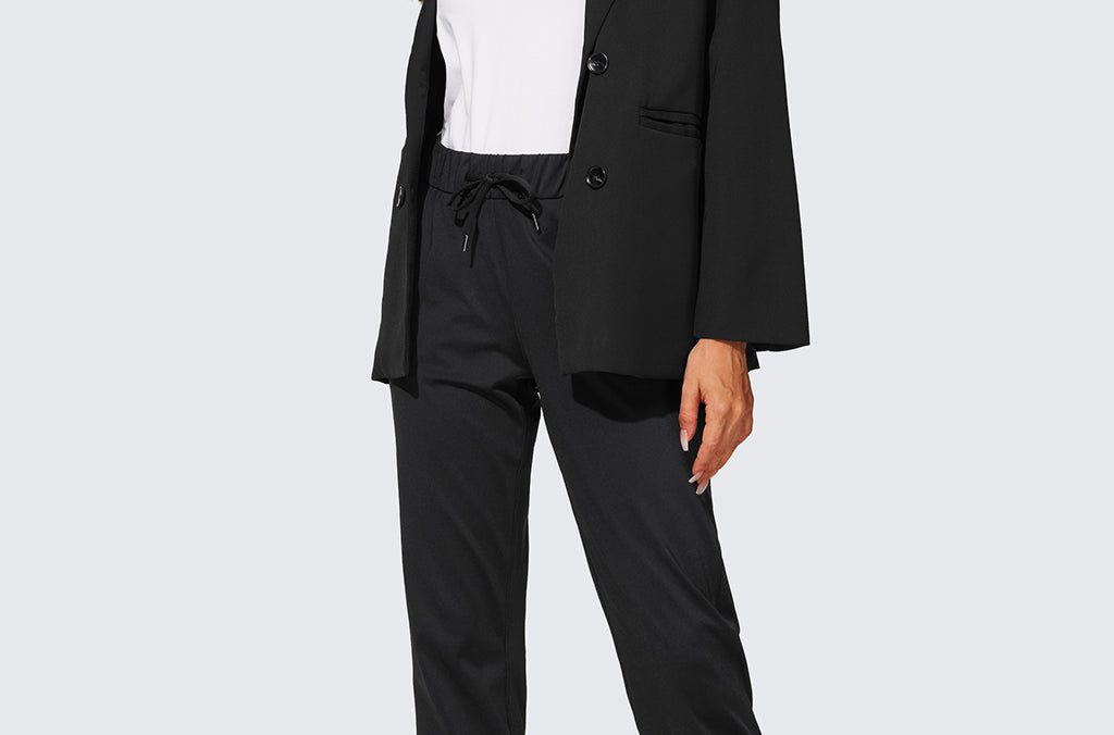 Women's Stretch Drawstring Jogger with Pockets 28'' Belgian Blue