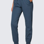 Women's Stretch Drawstring Jogger with Pockets 28'' Milky White