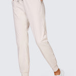 Women's Stretch Drawstring Jogger with Pockets 28'' Black