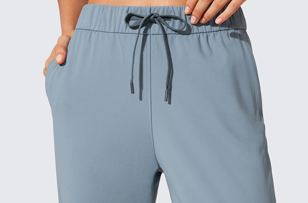 Women's Stretch Drawstring Jogger with Pockets 28'' Belgian Blue