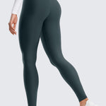 Women's Fleece Lined Leggings 28" Forest Dark Green