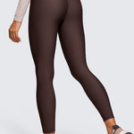CRZ YOGA Women's Fleece Lined Leggings 25" Melanite