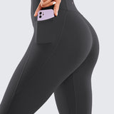 CRZ YOGA Women's Yoga Leggings 25" with Pockets Mysterious Grey
