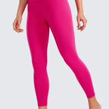 CRZ YOGA Women's Super High Waisted Leggings 25" Hot Fudge Brown