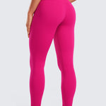 CRZ YOGA Women's Super High Waisted Leggings 25" Hot Fudge Brown